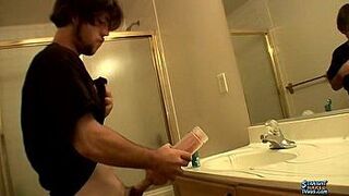 A Straight Boy Shoots 2 Cum Loads Using Sex Toy porn video