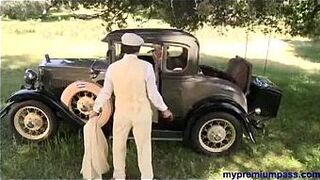 YouPorn - Sexy blonde girl in retro porn film porn video