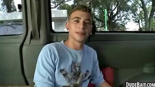 This sexy hunk is straight and gets sucked off by a stud porn video